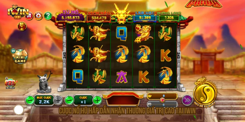 Cược nổ hũ hấp dẫn nhận thưởng giá trị cao tại IWIN 