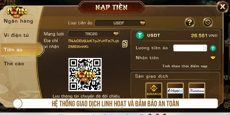 IWIN Có An Toàn Không - Thắc Mắc Phổ Biến Từ Cộng Đồng Hệ thống giao dịch minh bạch và linh hoạt theo nhu cầu
