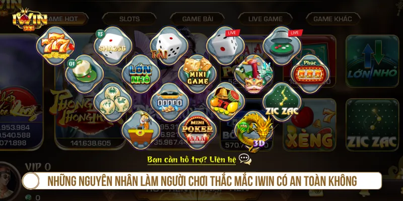 IWIN Có An Toàn Không - Thắc Mắc Phổ Biến Từ Cộng Đồng Nguyên nhân dẫn đến thắc mắc về IWIN có an toàn không